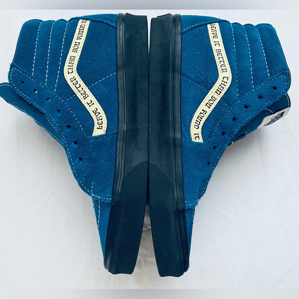 Vans Sneakers SK8 -Hi Parks Project Men’s 7” Women 8.5” Suede Upper Black/Blue